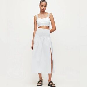 All saints Alex skirt and crop top. Size US 2. NWT